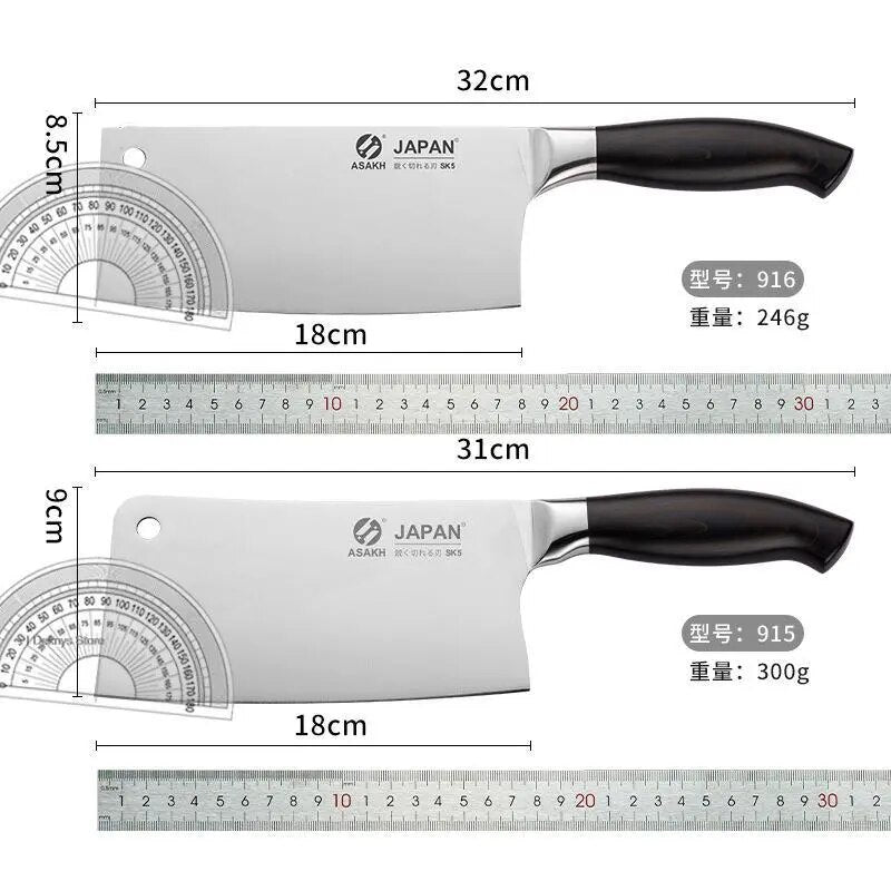 Cleaver Knife 6.2" Blade  - JAPAN